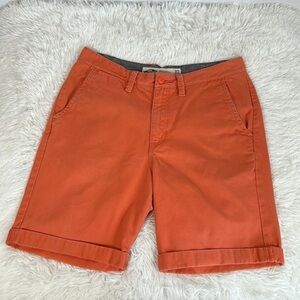 Vans Coral/Orange Denim Style Shorts